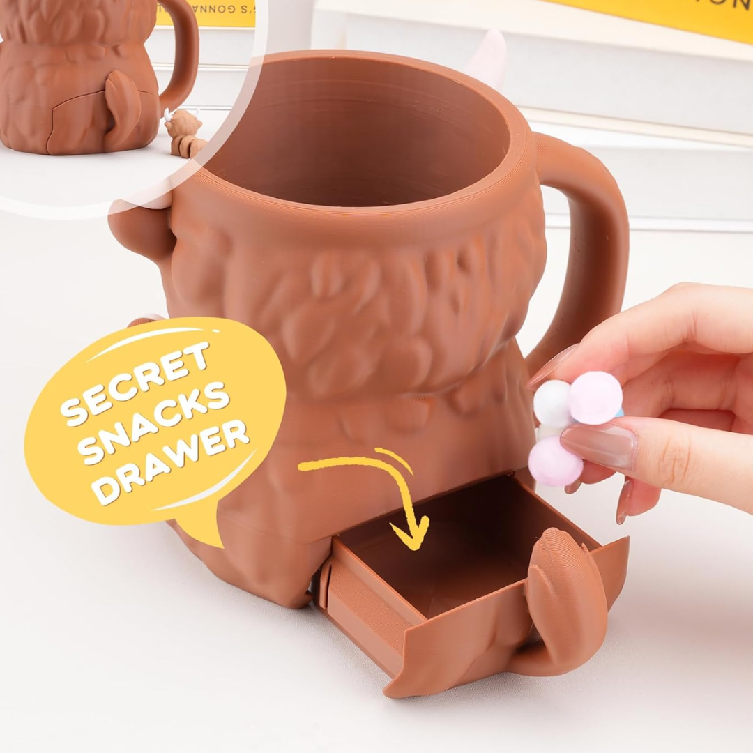 Cow Mug with Spoon Holders